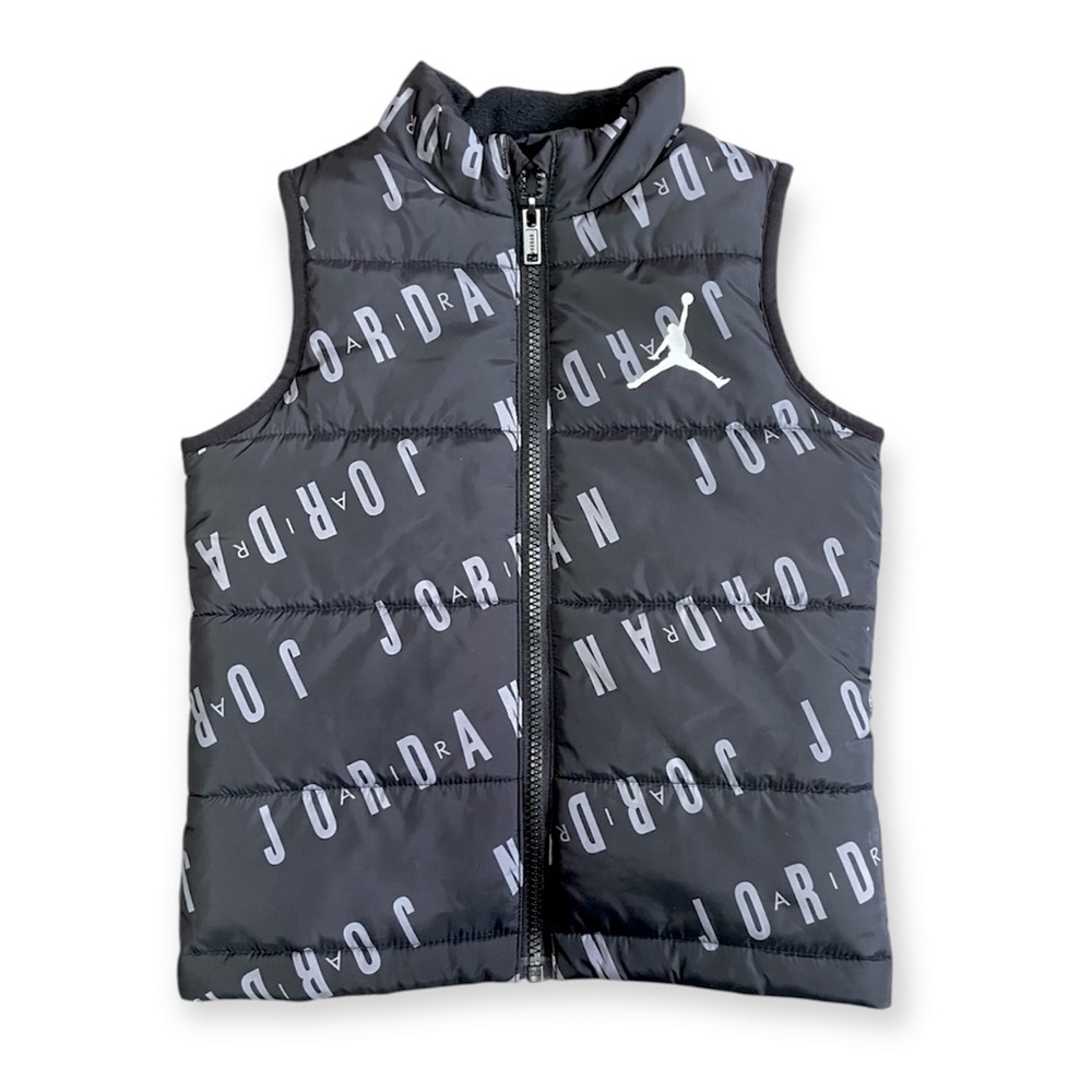 JORDAN Puffer Vest Black Toddler Kids size 4